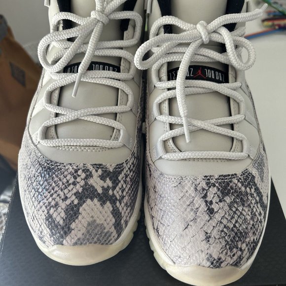 Size 13 - Jordan 11 Retro Low Light Bone Snakeskin 2019 main image 4